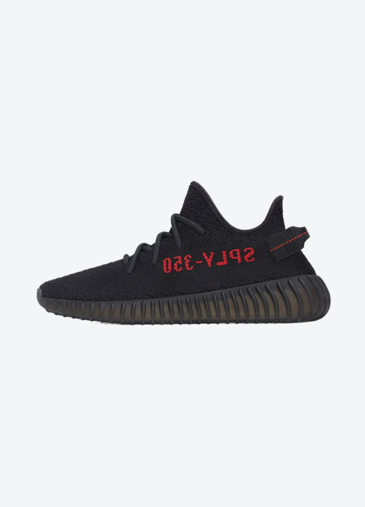 mens adidas yeezy boost 350 v2 black red